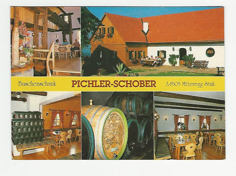 AK St. Nikolai im Sausal. Buschenschank Pichler-Schober. Mitteregg 26.
