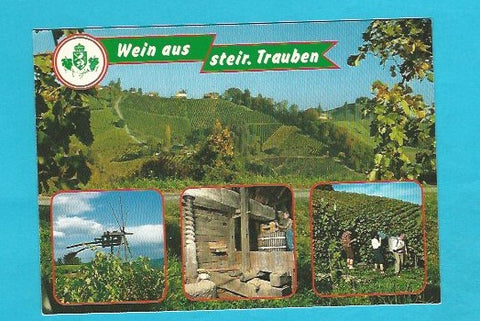 AK Wein aus steir. Trauben. Scbutzring, Ehrenhausen.