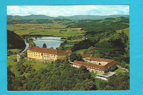 AK Schloss Seggau bei Leibnitz mit Sulmseen.