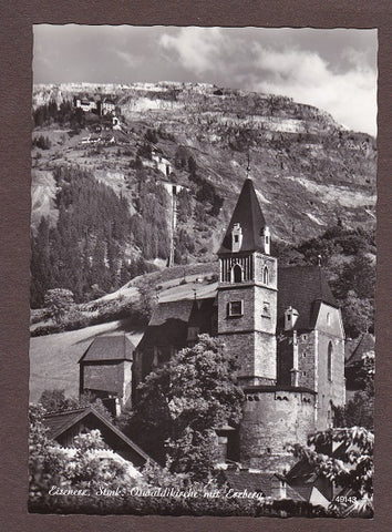 AK Eisenerz. Oswaldikirche mit Erzberg. (1967)