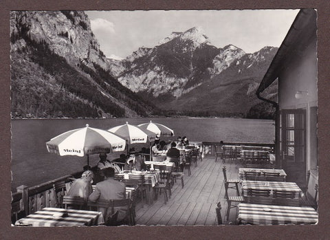 AK Leopoldsteinersee, Terrasse des Seerestaurants.