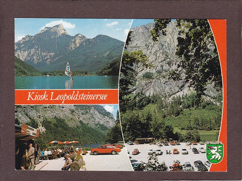 AK Kiosk Leopoldsteinersee. Souvenir und Schnellimbiß Gertrude Angerer.