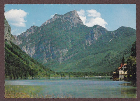 AK Leopoldsteinersee bei Eisenerz mit Pfaffenstein.