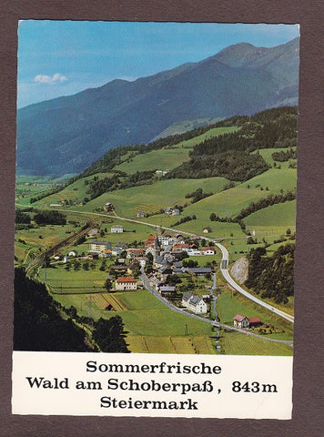 AK Wald am Schoberpaß.