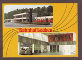 AK Bahnhof Leoben.