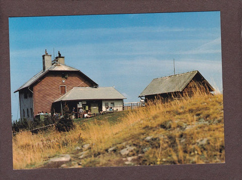 AK J. Hans Prosl Schutzhaus auf der Mugel.