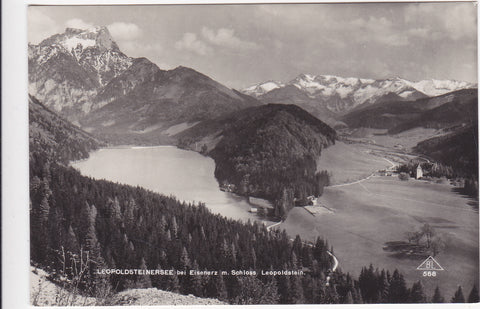 AK Leopoldsteinersee bei Eisenerz mit Schloss Leopoldstein. (1931)