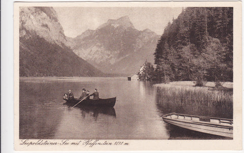 AK Leopoldsteiner-See mit Pfaffenstein. (1921-22)