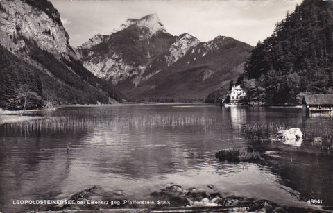AK Leopoldsteinersee bei Eisenerz geg. Pfaffenstein. (1955)