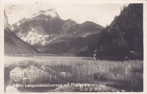 AK Leopoldsteinersee mit Pfaffenstein.