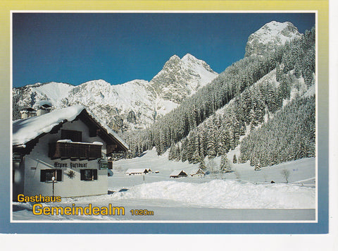 AK Eisenerz, Ramsau 4a. Gasthaus, Gemeindealm. Pächter Fam. Albinger.