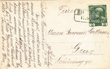 AK Eisenerz mit Erzberg. (1914)