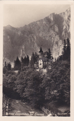 AK Schloss Leopoldstein bei Eisenerz. (1931)