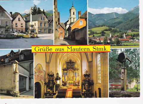 AK Grüße aus Mautern.