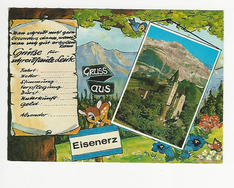 AK Gruss aus Eisenerz.