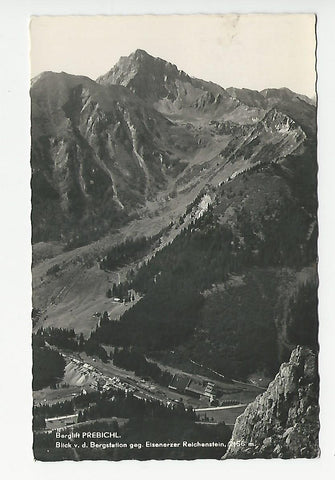 AK Berglift Präbichl. Blick v. d. Bergstation geg. Eisenerzer Reichenstein (1957)