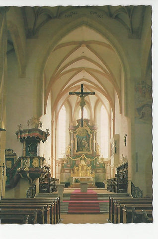 AK Ehemalige Stiftskirche Göß. Innenansicht.