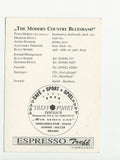 Autogrammkarte MCB The Modern Country Bluesband. Cafe Treffpunkt Trofaiach Hauptstraße 112A.