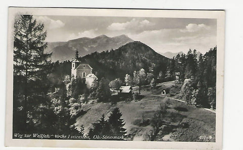 AK Weg zur Wallfahrtskirche Freienstein. (1953-54)
