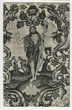 AK Pfarrkirche Göss: Vespermantel. Detail mit Darstellung des Johannes des Täufers in Gobelin-Stickerei.