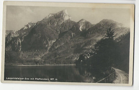 AK Leopoldsteiner-See mit Pfaffenstein. (1926)