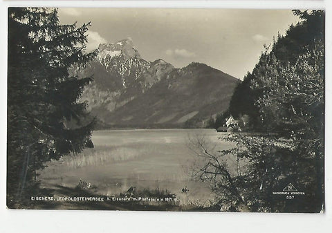 AK Eisenerz, Leopoldsteinersee bei Eisenerz m. Pfaffenstein. (1929)