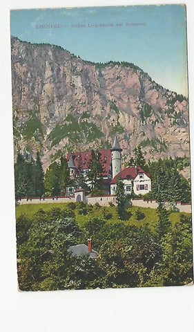 AK Eisenerz. Schloss Leopoldstein mit Seemauer. (1910)