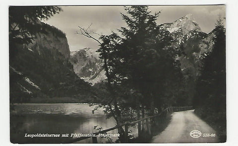 AK Leopoldsteinersee mit Pfaffenstein. (1938-39)