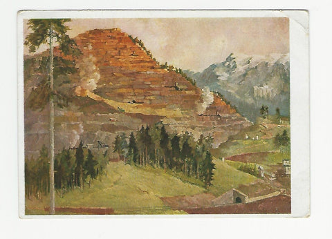AK Abendsonne auf dem steirischen Erzberg (Ria Picco Rückert) (1942)