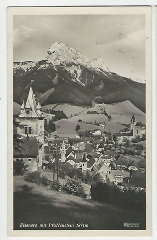 AK Eisenerz mit Pfaffenstein. (1931)