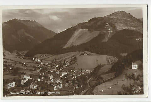 AK Eisenerz mit Erzberg. (1930-31)