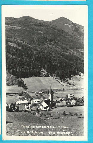 AK Wald am Schoberpass mit Gr. Schober.