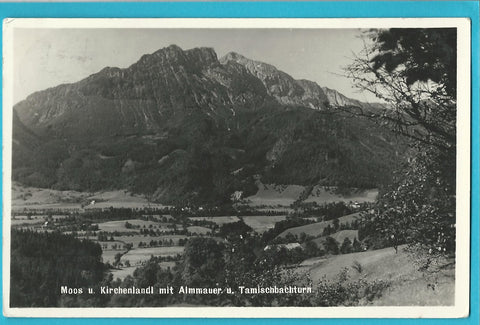 AK Moos u. Kirchenlandl mit Almmauer u. Tamischbachturm.