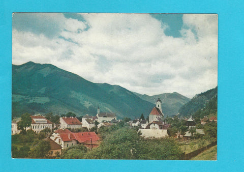 AK Mautern im Kranze grüner Berge.