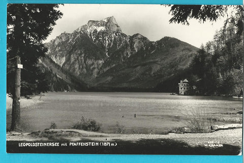 AK Leopoldsteinersee mit Pfaffenstein.