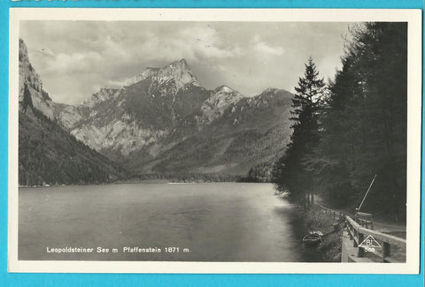 AK Leopoldsteiner See mit Pfaffenstein.