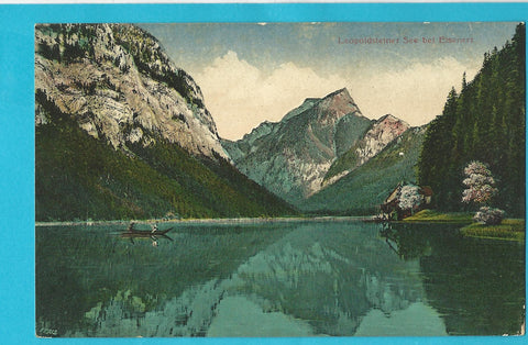 AK Leopoldsteinersee bei Eisenerz. (1921)