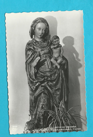 AK Schloss Leopoldstein, Eisenerz. Gotische Madonna.