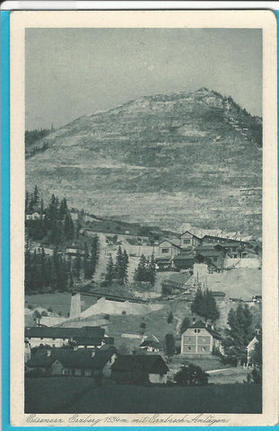 AK Eisenerz. Erzberg mit Erzbach-Anlagen. (1923)
