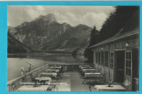 AK Leopoldsteiner See mit Pfaffenstein.