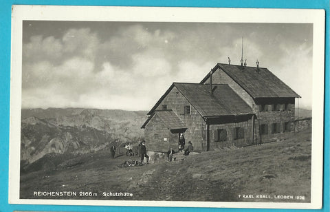 AK Reichenstein Schutzhütte. (1929)