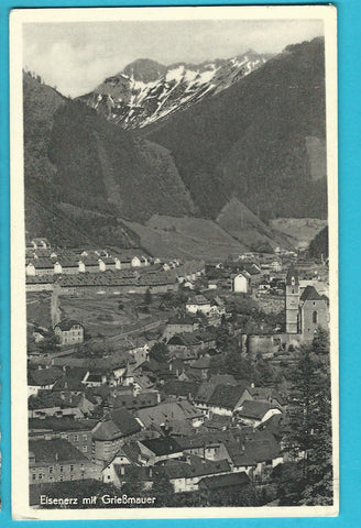 AK Eisenerz mit Griesmauer.