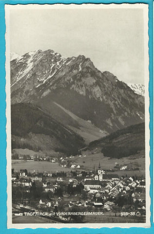 AK Trofaiach mit Vordernbergermauer. (1931-32)