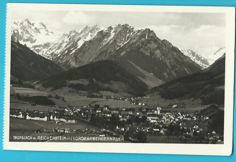 AK Trofaiach m. Reichenstein und Vordernbergermauer. (1929)