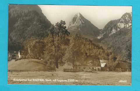 AK Krautgarten bei Radmer mit Lugauer.