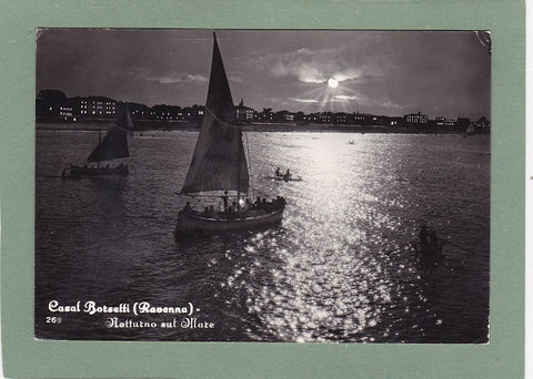 AK Casal Borsetti (Ravenna). Notturno sul Mare.