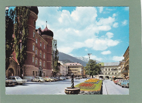 AK Lienz, Hauptplatz mit Liebburg.