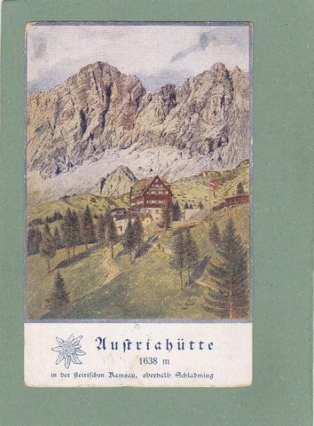 AK Austriahütte in der steirischen Ramsau, oberhalb Schladming.