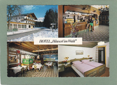 AK Gröbming. Hotel-Pension Häuserl im Wald. Karl und Hilde Schupfer. Mitterberg 27.