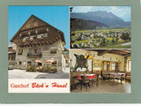 AK Öblarn. Gasthof Bäck'n Hansl und Grimming-Diele. W. Höpflinger.